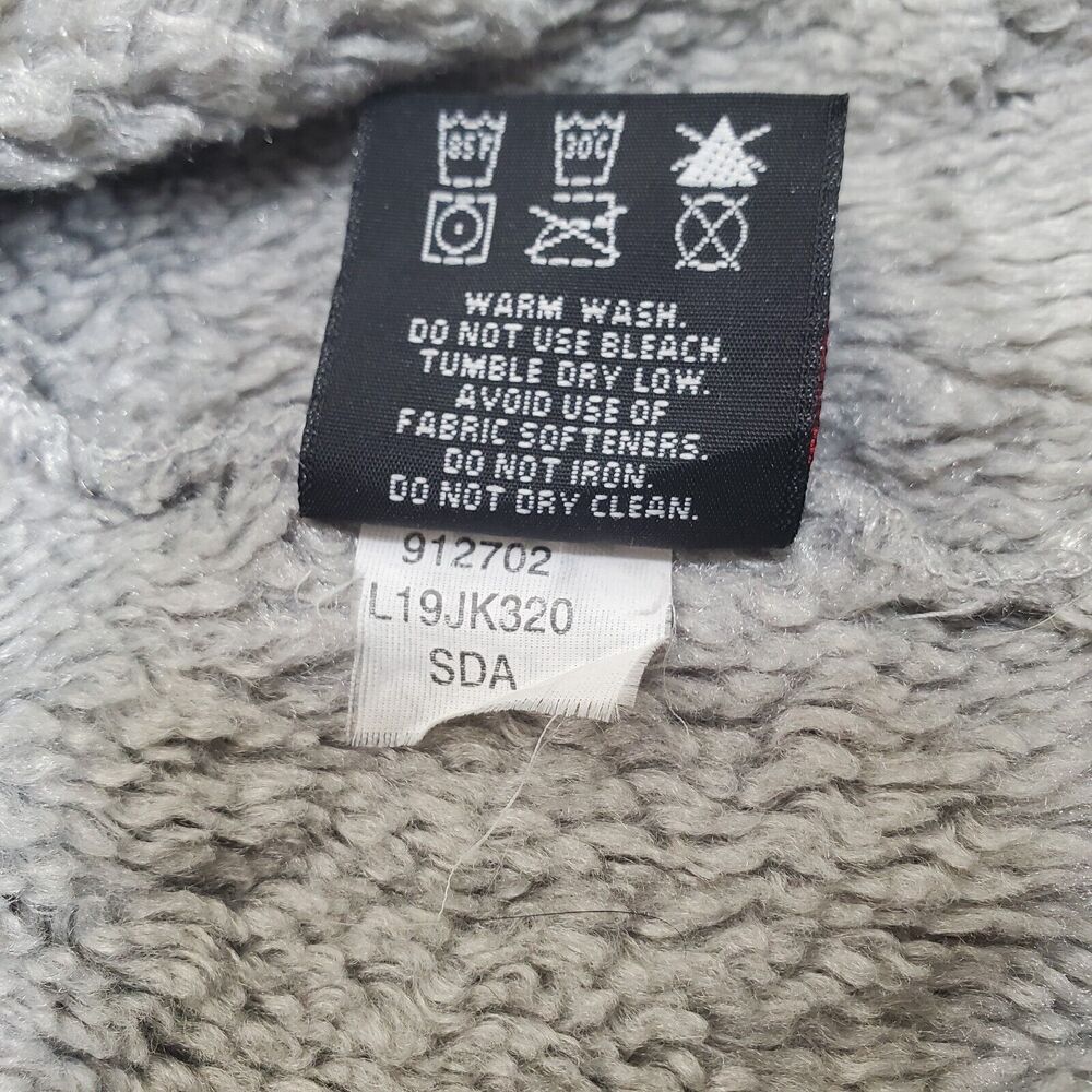 Cabela's Soft Fuzzy Fleece Polartec Jacket Light Gray Womens M Full Zip - Picture 11 of 15